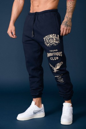 Young LA 233 The Immortal Joggers Navy Canada | HXKT-48736