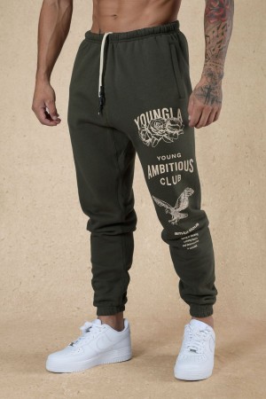 Young LA 233 The Immortal Joggers Olive Canada | KQBA-76235