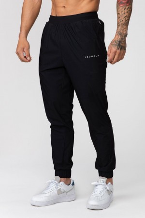 Young LA 237 Nylon Training Joggers Black Canada | GELA-01245