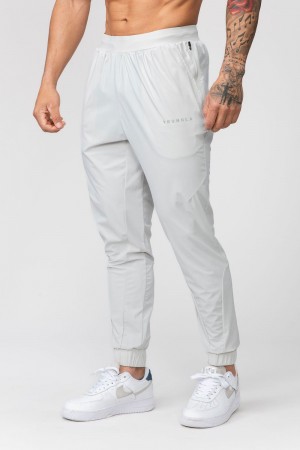 Young LA 237 Nylon Training Joggers White Canada | PECS-82635