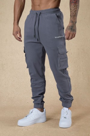 Young LA 240 Cloud Rambo Joggers Grey Canada | WPBZ-60947