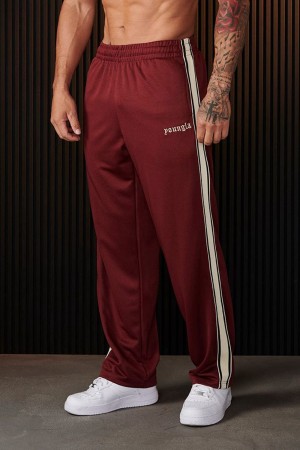 Young LA 241 - Warm Up Pants Burgundy Canada | ZJGQ-47685