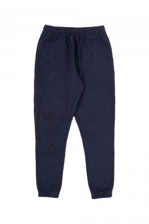 Young LA 245 Autograph Joggers Navy Canada | EMNL-37029