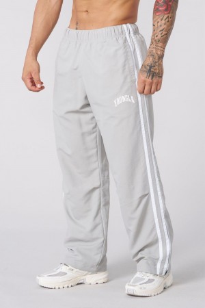 Young LA 249 - Flagship Track Pants New Colors Light Grey Canada | TRKH-03691