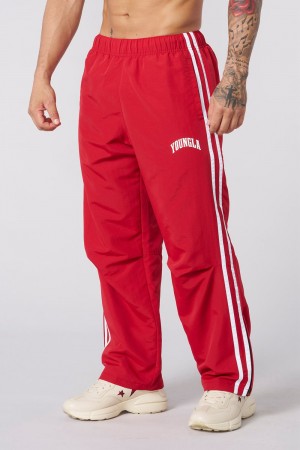 Young LA 249 - Flagship Track Pants New Colors Red Canada | ZLKT-81365