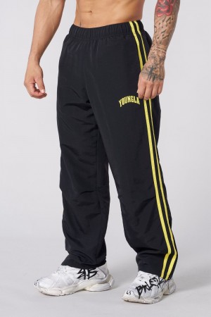 Young LA 249 - Flagship Track Pants New Colors Black Canada | BMZR-57630