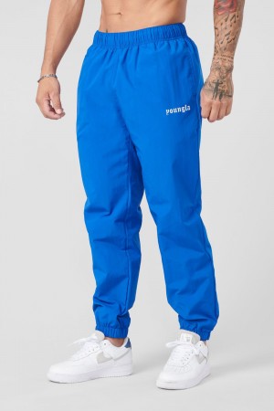 Young LA 254 - Swish Joggers Blue Canada | OUIA-43925