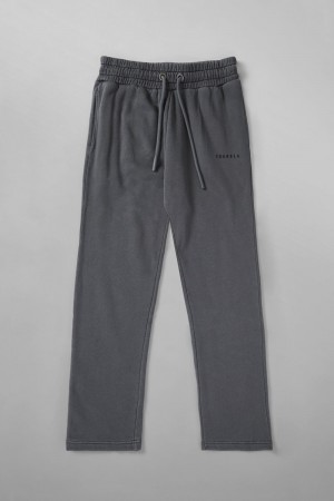 Young LA 261 Old School No Cuff Joggers Grey Canada | HVUT-46530