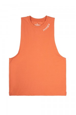 Young LA 303 Old English Tanks Orange Canada | ZUSA-06831