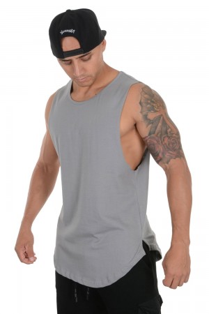 Young LA 308 Muscle Tanks Grey Canada | TSCY-42157