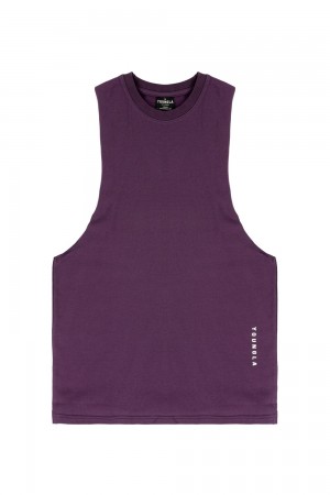 Young LA 317 Delt Tanks Purple Canada | MWDJ-43891