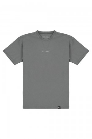 Young LA 401 Essential Jacked Tees Grey Canada | FNGQ-25701