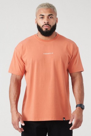 Young LA 401 Essential Jacked Tees Orange Canada | OQJN-96124