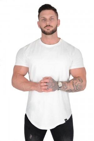 Young LA 402 Perfect Tee - Scallop Bottom White Canada | BXZV-97531