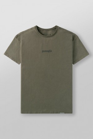 Young LA 4059 - Fitted Metal Tee Olive Canada | BGHJ-70391