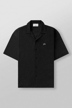 Young LA 4062 - Yacht Club Button Up Black Canada | INLR-96712