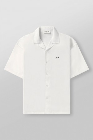 Young LA 4062 - Yacht Club Button Up White Canada | AOPX-85196