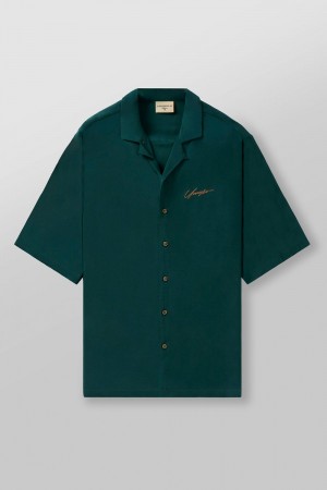 Young LA 4085 - Milano Shirts Teal Canada | BLWO-15694