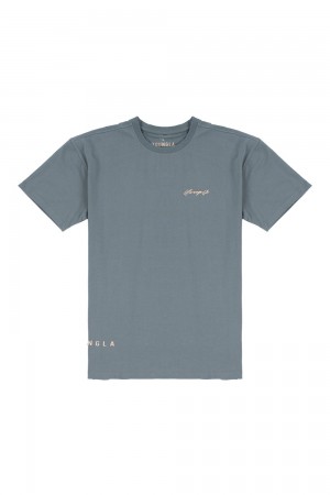 Young LA 414 Signature Tees Light Blue Canada | QJKA-04296