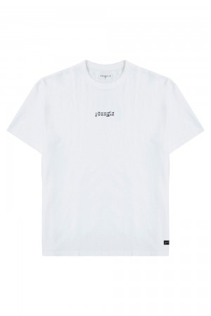 Young LA 471 Chrome Tees White Canada | BXAM-62193