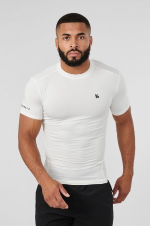 Young LA 476 - Stealth Compression Tees White Canada | ADQC-25807