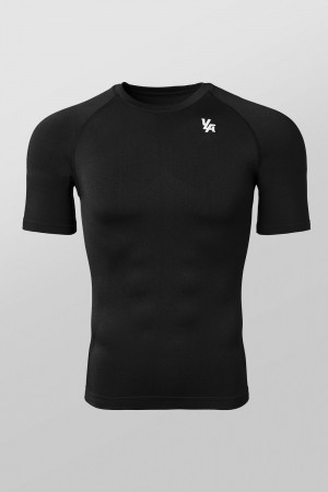 Young LA 477 - Combat Compression Tees Black Canada | JMQW-21075