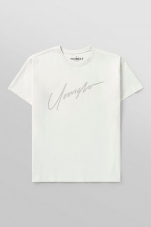 Young LA 479 - Tonal Tees White Canada | ELUZ-10684