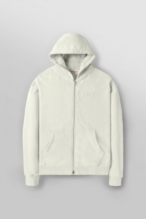 Young LA 514 - Monarch Zip-Up Hoodie 2.0 Cream Canada | YTFW-59743