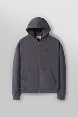 Young LA 514 - Monarch Zip-Up Hoodie 2.0 Grey Canada | RIAT-58176