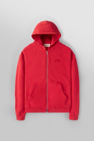 Young LA 514 - Monarch Zip-Up Hoodie 2.0 Red Canada | ONMD-08521