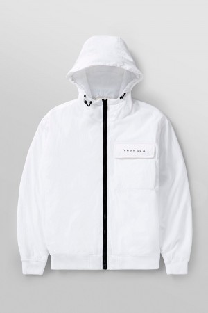 Young LA 525 - Rain Day Jacket White Canada | RNQV-46310