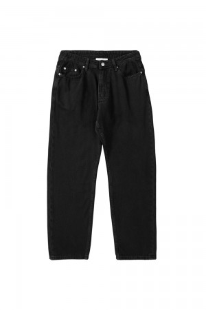 Young LA 609 - Baggy Jeans Black Canada | UVAJ-94682