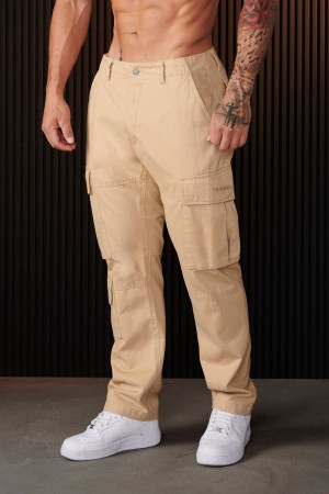 Young LA 616 - Suburban Twill Cargos Beige Canada | JCPK-05496