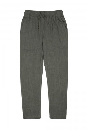 Young LA 621 - Simply Linen Pants Olive Canada | ZANW-45089