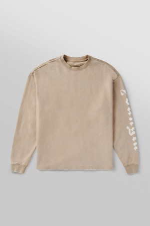 Young LA 8028 - Chrome Longsleeves Beige Canada | YHQW-14239