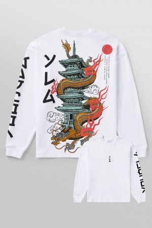 Young LA 8038 - Tokyo Longsleeves White Canada | PBQF-46215