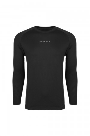 Young LA 823 New Gen Compression Longsleeves Black Canada | TWHY-83120