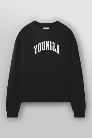 Young LA 826 - Uni Crewneck Black Canada | SKWF-51624