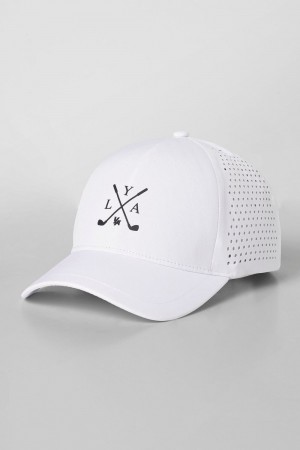 Young LA 9047 - Tee Time Golf Hats White Canada | LNTK-07594