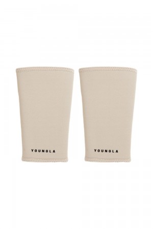 Young LA 914 Knee Sleeves Beige Canada | ILFD-17609