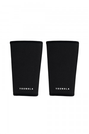 Young LA 914 Knee Sleeves Black Canada | VBOC-59647