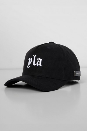 Young LA 915 - Yla Suede Hats Black Canada | WGNU-43160