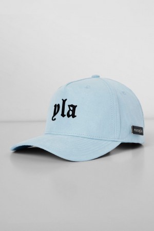 Young LA 915 - Yla Suede Hats Blue Canada | MCOH-36508