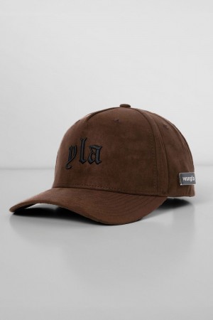 Young LA 915 - Yla Suede Hats Brown Canada | COQN-98234