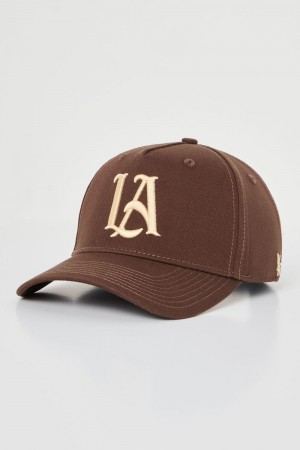 Young LA 920 A-Frame La Snapback Hat 2.0 Earthy Colors Brown Canada | XESU-13062