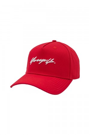 Young LA 922 Signature Hats Red Canada | DCTQ-42098