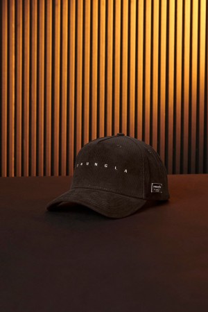 Young LA 925 - Corduroy Hats Dark Brown Canada | JYDX-19538