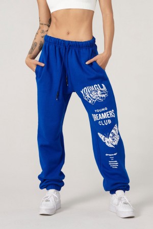 Young LA W211 Dreamers Joggers Blue Canada | GBPN-48236