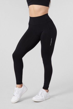 Young LA W214 Power Leggings Black Canada | FICZ-18572