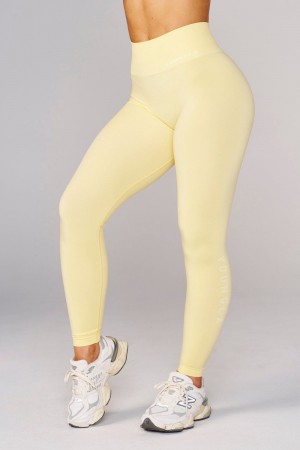 Young LA W220 Seamless Core Legging Spring 24' Yellow Canada | NQGI-65847